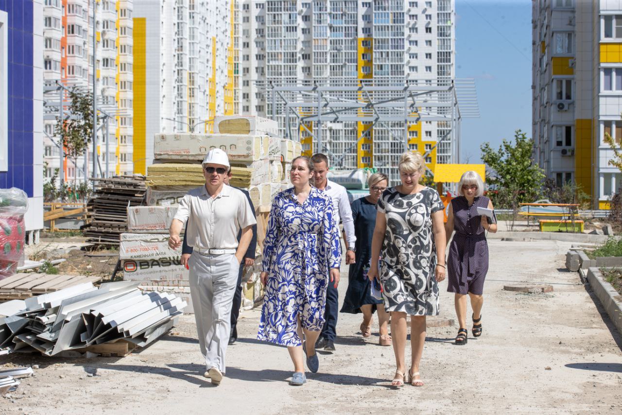 В микрорайоне «Горгиппия» Анапы активно строятся два детских сада